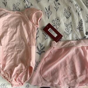 Pink Girl’s Ballet Leotard and Skirt